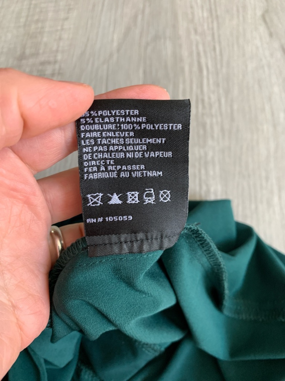 Xscape Emerald Green Ruffle Off-Shoulder Maxi Dress, size 14. - Picture 14 of 14